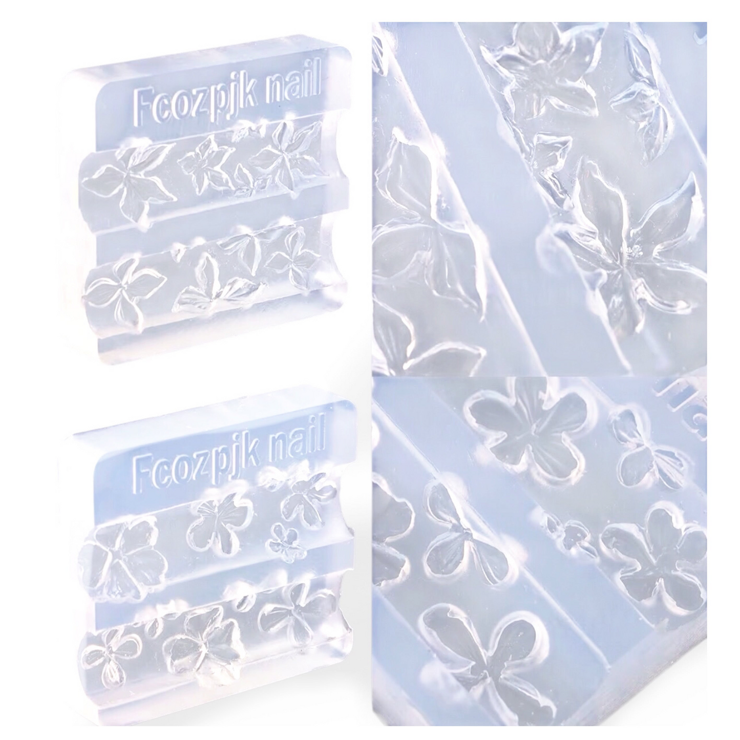 Flower 3d molds (with pen)