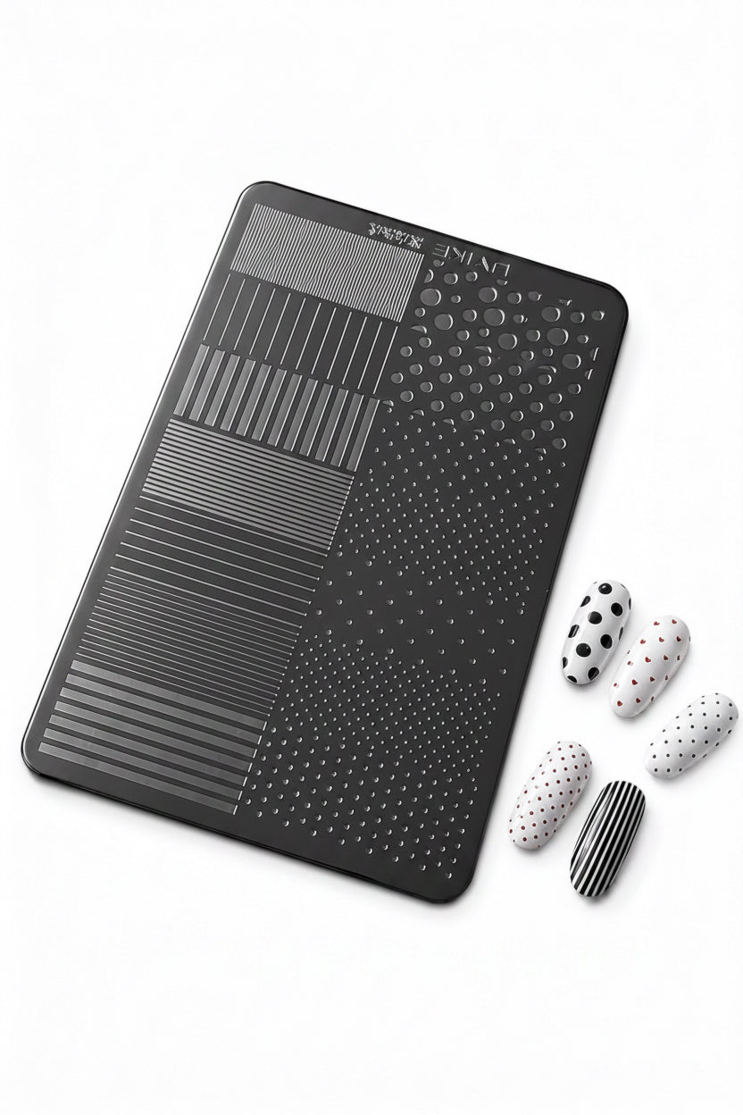 Dots & Lines Stamping plate