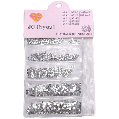 Multi size Rhinestones 1,440 pcs